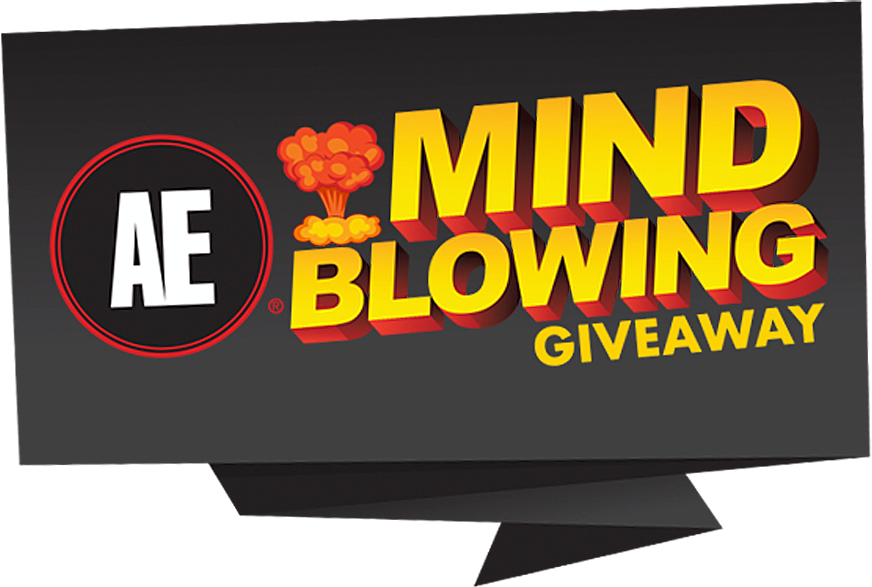 Ae mind blowing logo
